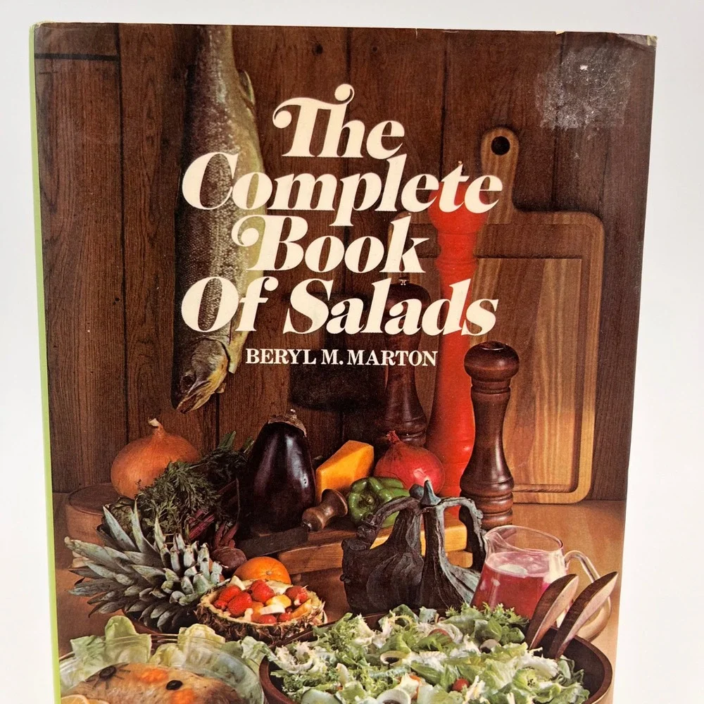 The Complete Book of Salads Beryl Marton 1969 Hardcover Vintage Cookbook Random